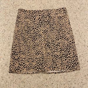 Brandy Melville Phoebe Leopard Skirt